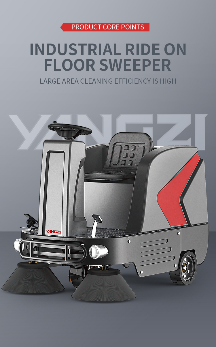 Electric Ride On Floor Sweeper Supplier Manufacturer Factory Yangzi S