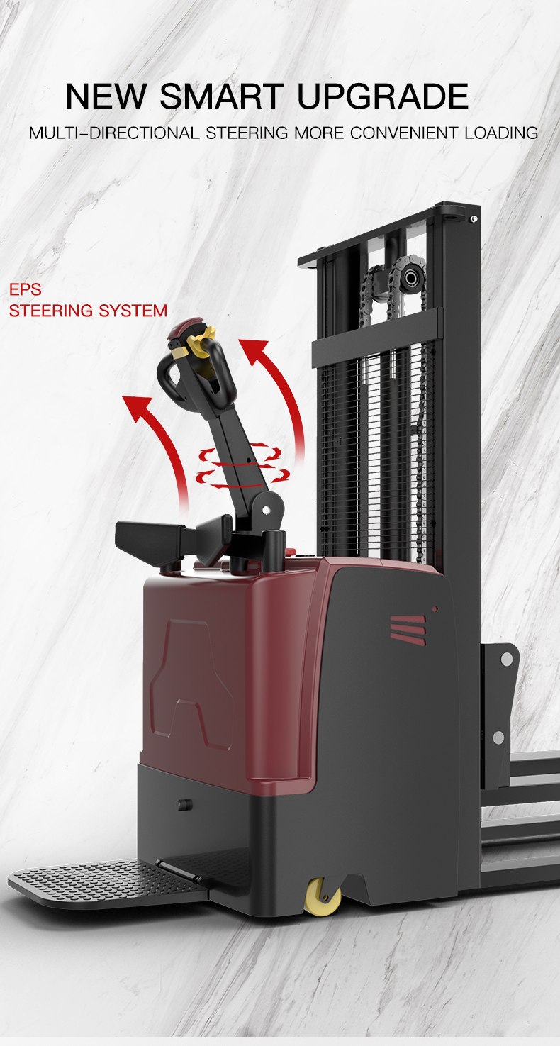 Yangzi Electric Hydraulic Pedal Pallet Stacker Forklift(8)
