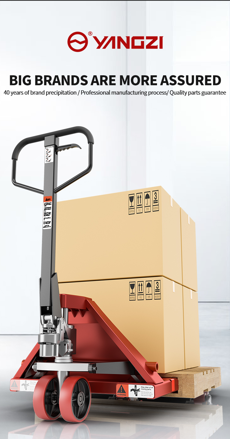 Yangzi Manual Lifting Hydraulic Forklift Hand Pallet Truck Jack(2)