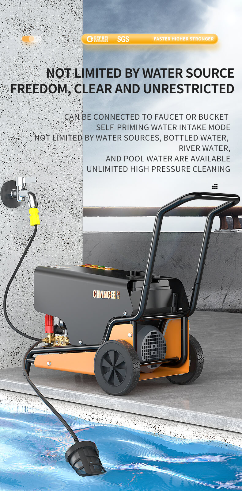 YG1815 Industrial High Pressure Cleaner Machine(图7)