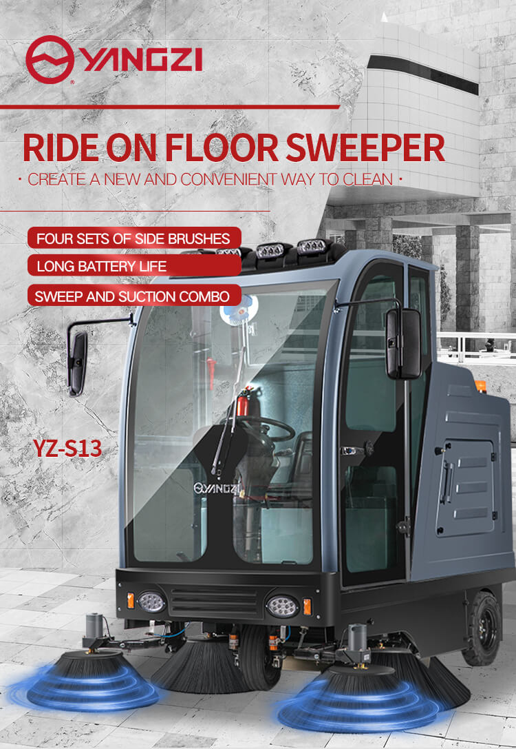 yangzi s13 ride-on floor sweeper
