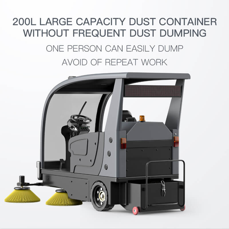 200l large capacity dust container