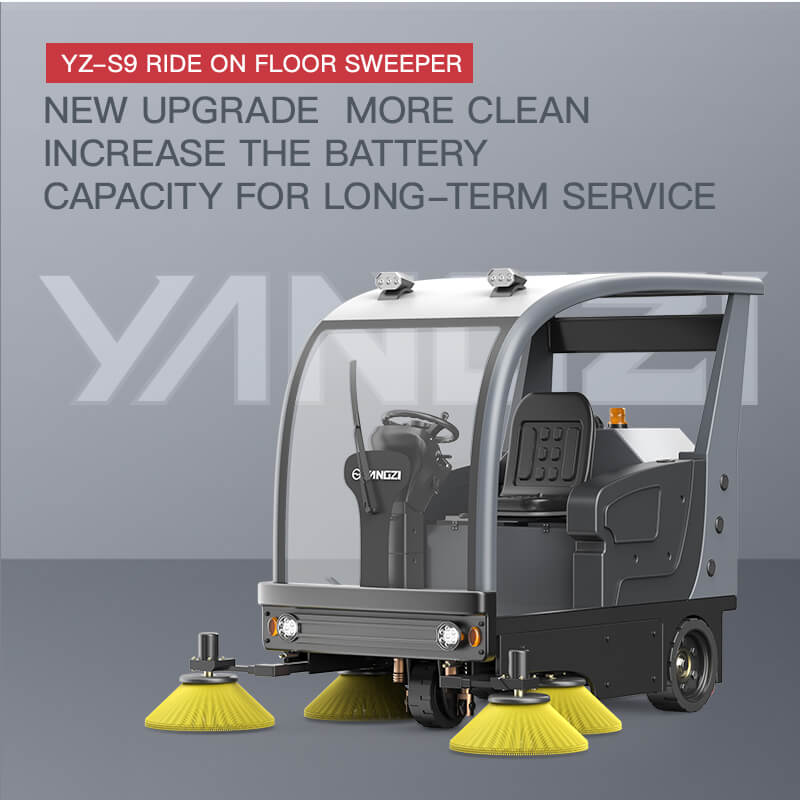 yangzi s9 ride-on floor sweeper