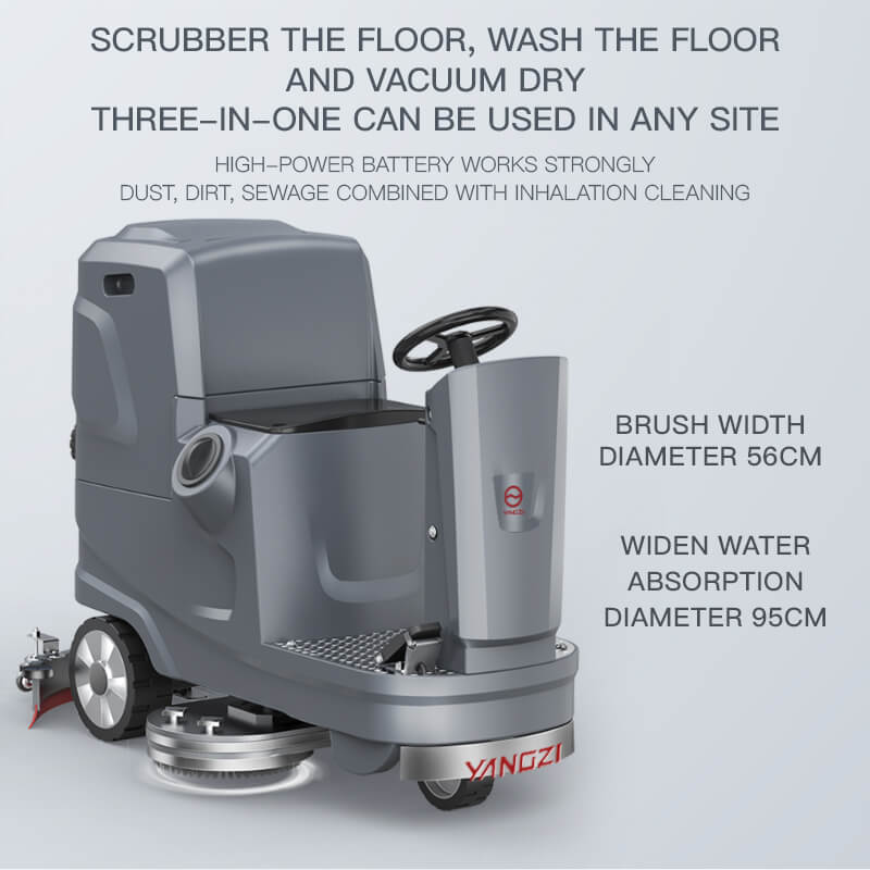 scrubber, wash and vacuum dry