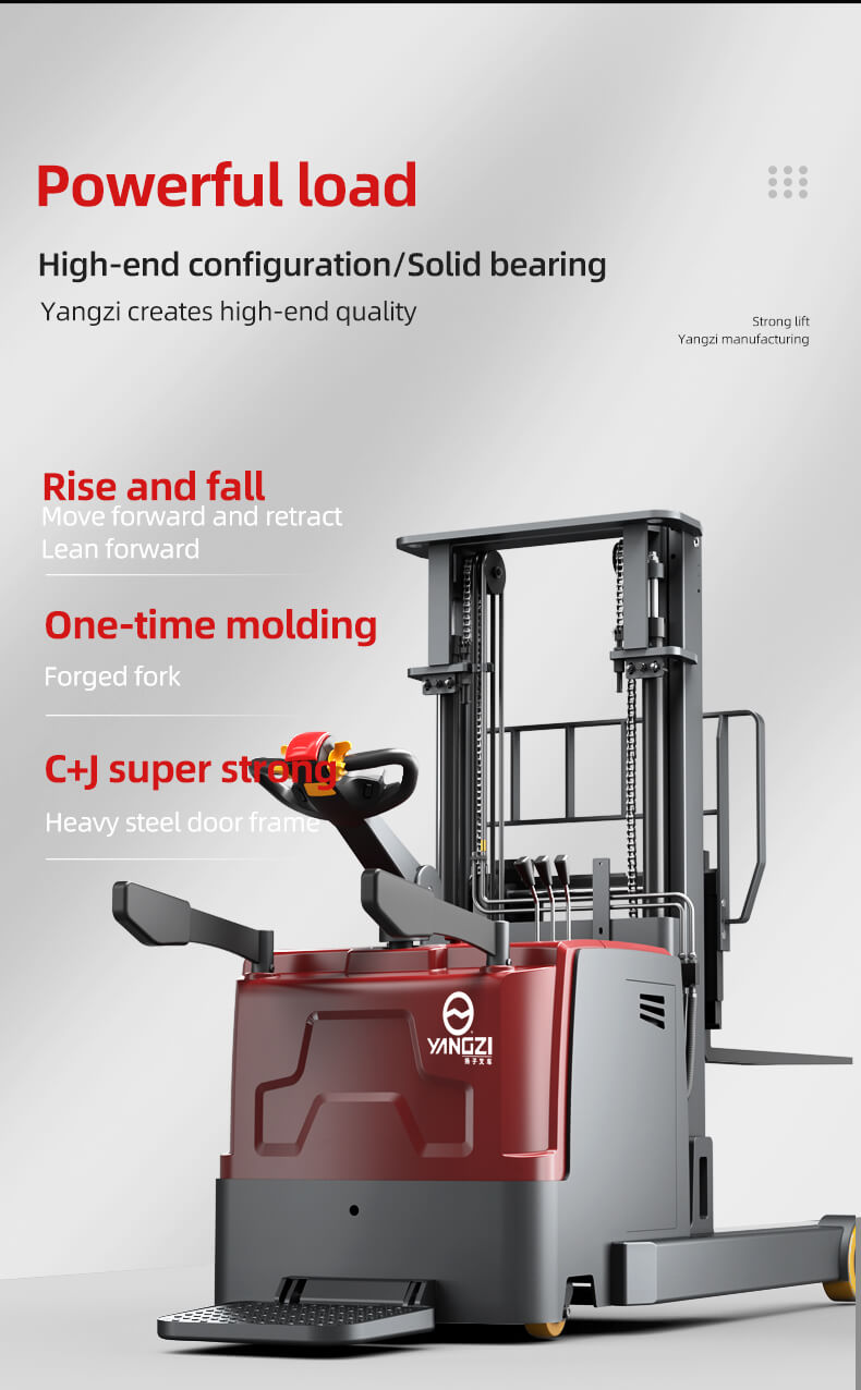Electric Reach Truck Stacker Forklift