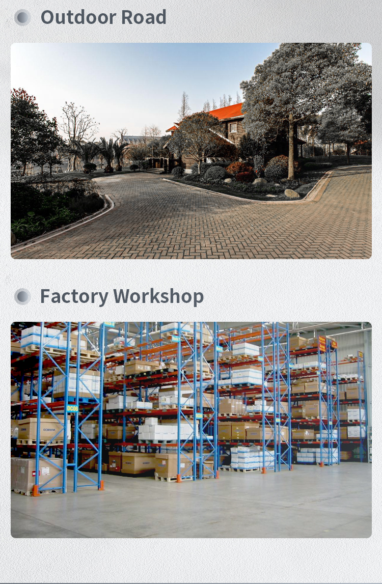 outdoor road and factory