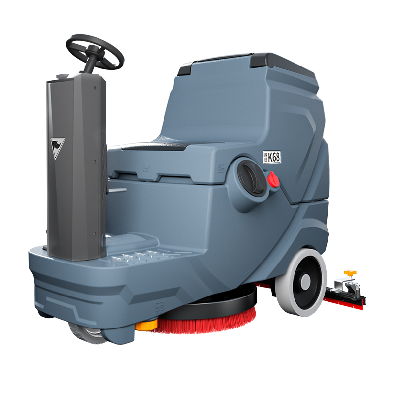 K68 Industrial Floor Wash Machine | Ride On Automatic Floor Scrubber Cleaning Equipment