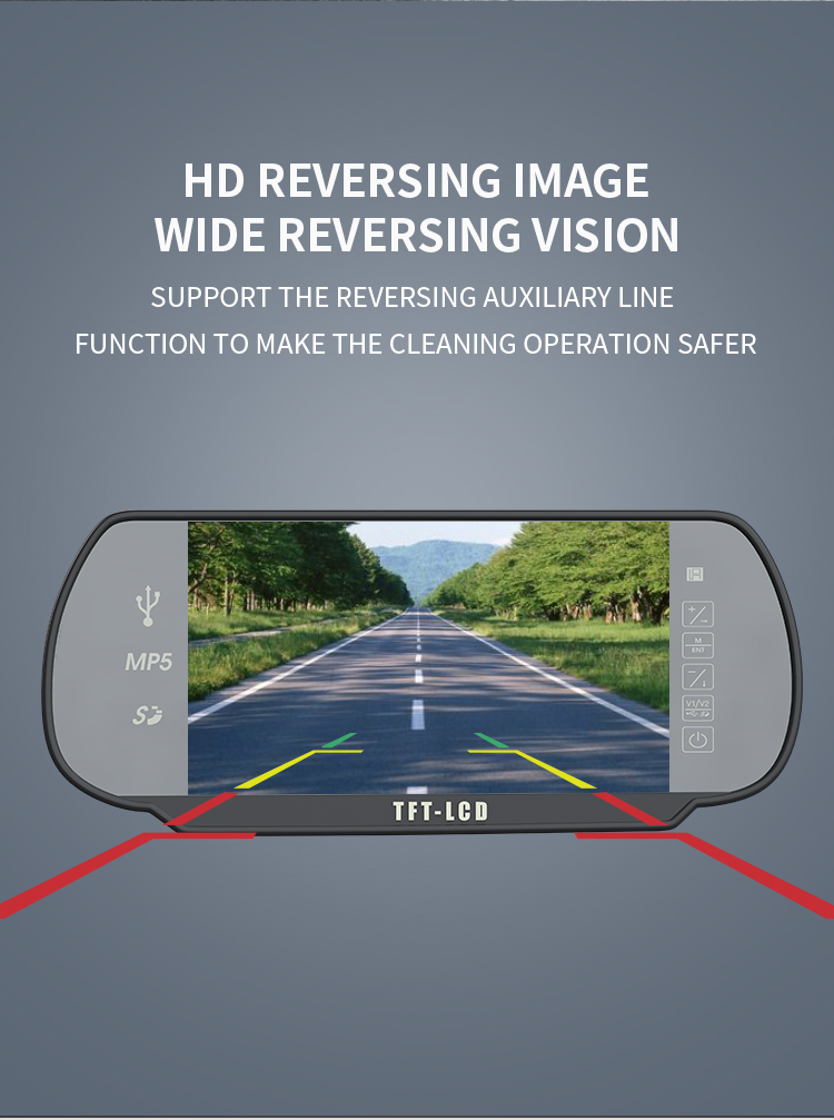 HD reversing image, wide reversing vision
