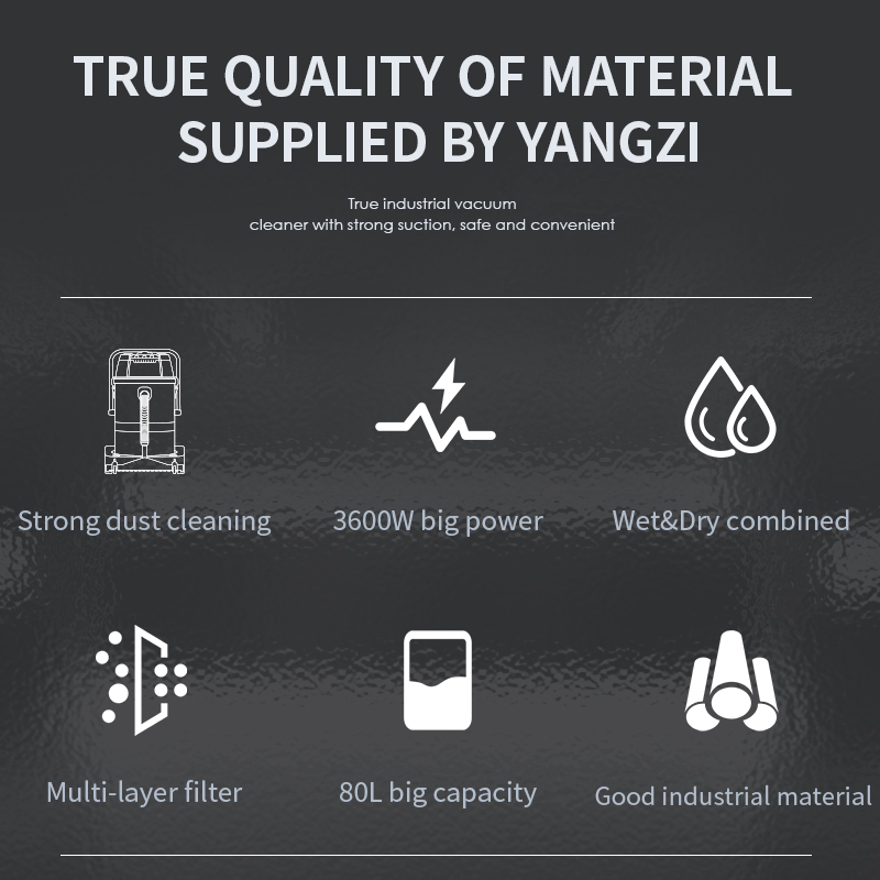 Yangzi C3 Stainless Steel Industrial Vacuum Cleaner(4)