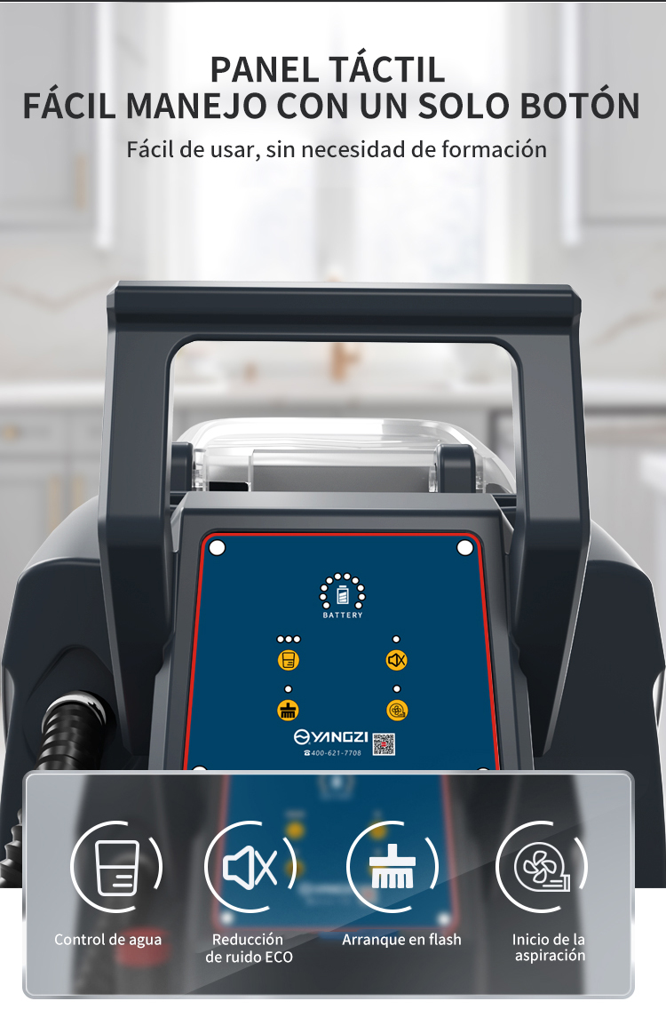 Yangzi GX1 fregadora pequeña de suelo eléctrica con conductor a pie(图16)